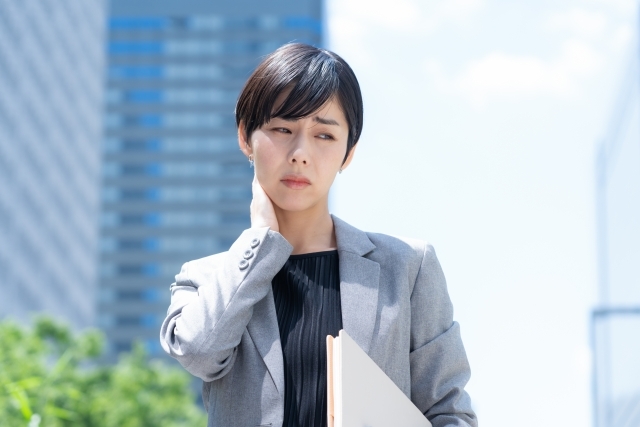 肩こり、疲れやすい